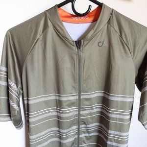 VELOCIO striped cycling jersey **brand new**